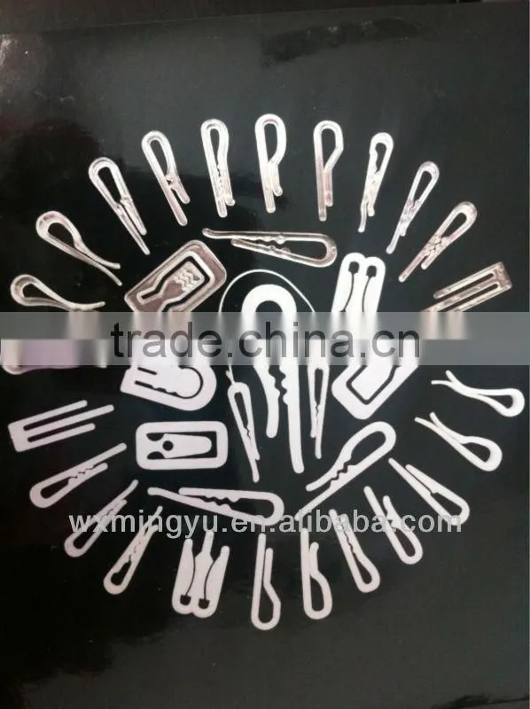 Plastic transparent shirt clip plastic toot43mm plastic clips