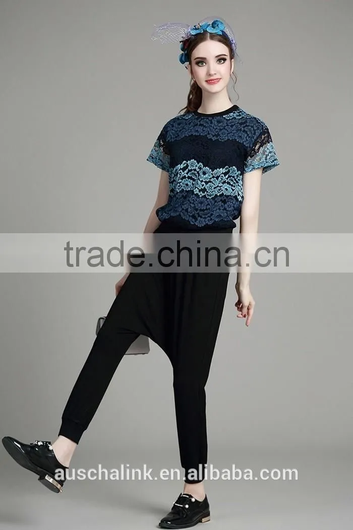 hot sale personalized chic ladies cheap baggy pants wholesale price