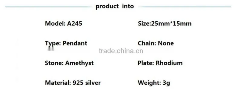 925 silver necklace jewelry for women crystal pendant