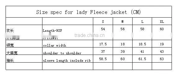 wholesale fleece hooded jacket for women