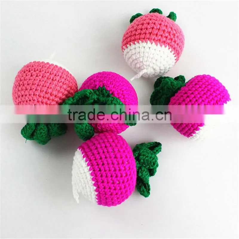 wholesale Photography studio props wool knitting toys children's fruit and vegetable simulation baby photography props