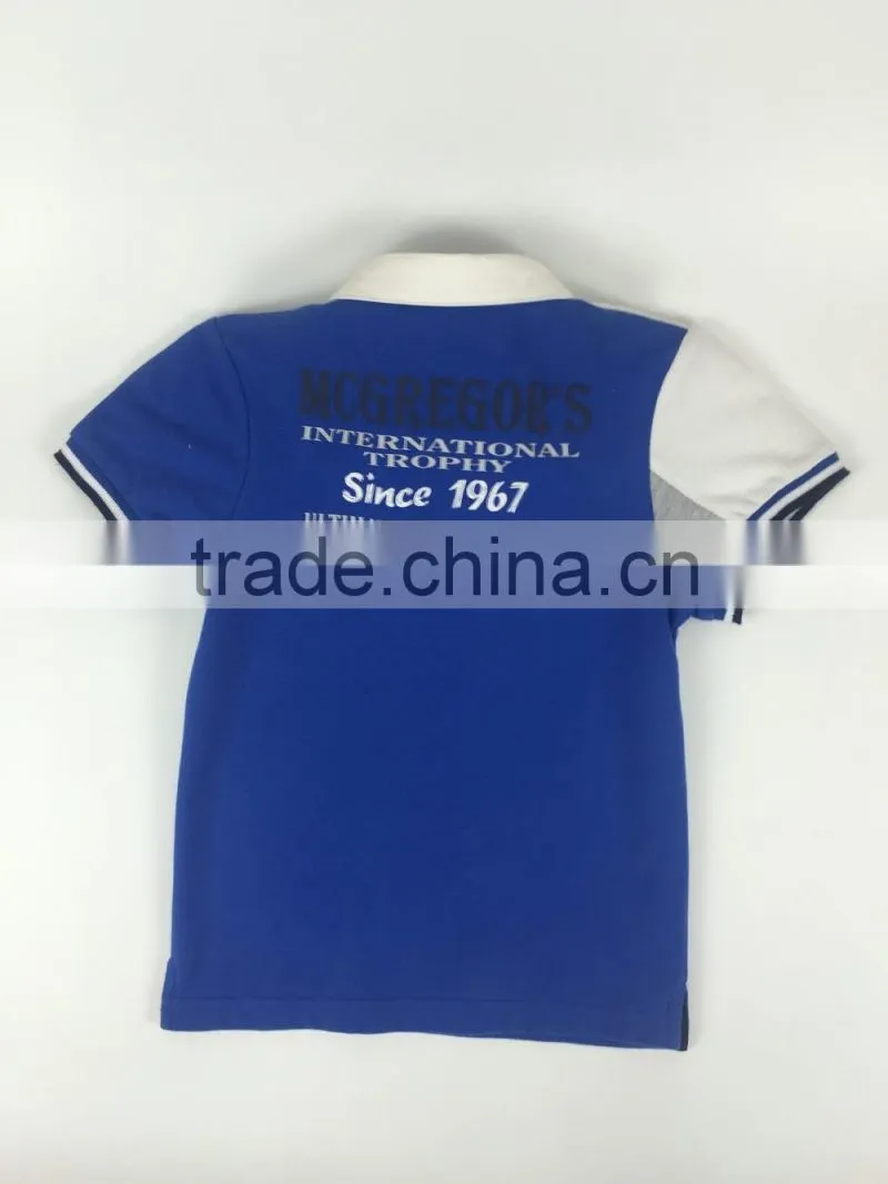 hot sale t-shirt polo kids with best quality and low price