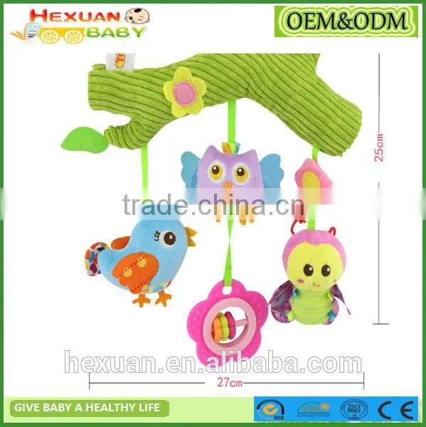 hot sale baby toddler car bed stroller crib cot pram hanging musical spiral activity