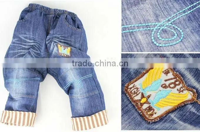 2016 New Autumn And Spring Yellow Boys Clothes Set 3Pcs: Jacket and T Shirt and Jean Pants Clothing 100% Same Like Picture