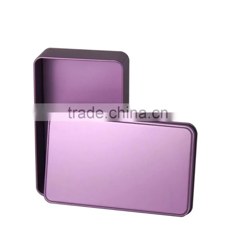 factory custom printed decorative rectangle tin box