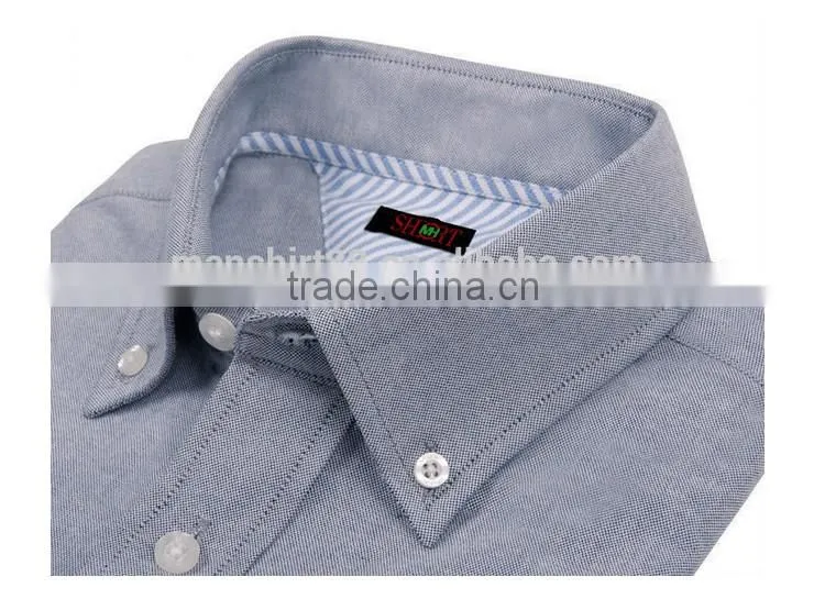 Men oxford slim fit multi colores stripes contrast mens dress shirts