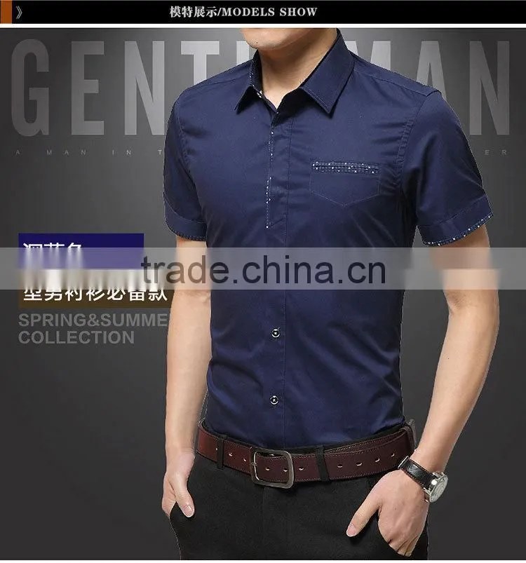 latest shirt designs for men 2015 hot sale high quality