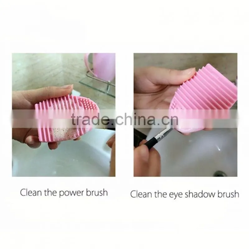 Cleaning Make up Washing Brush Silicone Glove Scrubber Cosmetic Foundation Powder Clean Tools New Pop Brush Egg