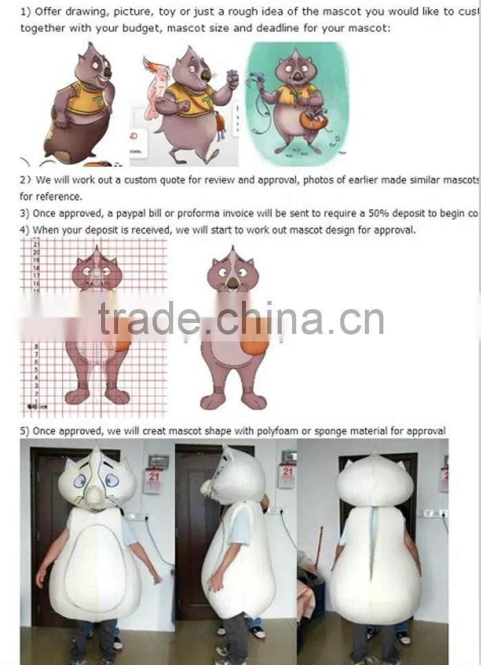 pineapple mascot costume custom adult pineapple costume