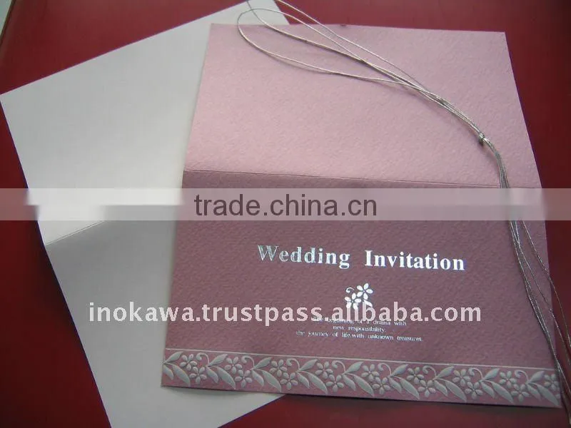Wedding Invitation Card - Participation of Wedding Style Japan - 'PLATINUM PINK' STOCKLOT Wholesale