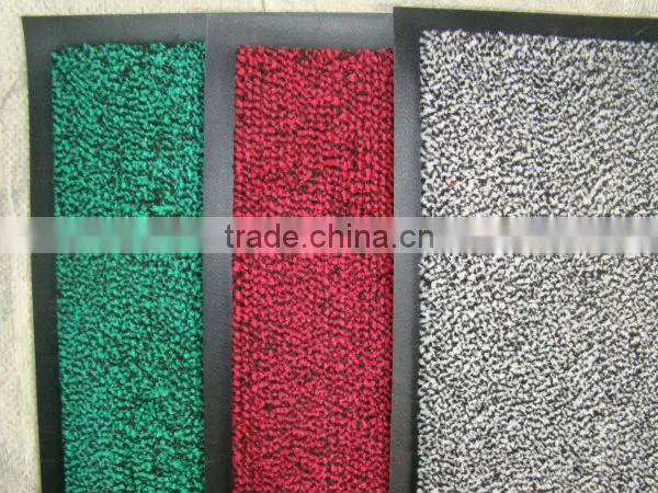 polypropylene fiber cut piles carpet with pvc backing