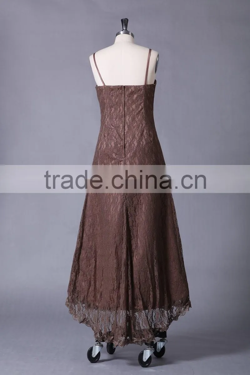 middle length girlish satin bridesmaid dress party dress ED 133
