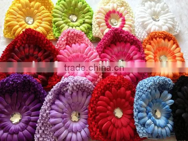 knitted daisy beanie baby hats