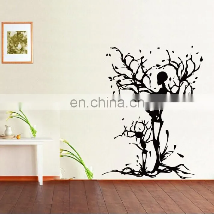 Halloween Theme Skeletons Tree Window/Wall Sticker Halloween Decoration Home Decoration