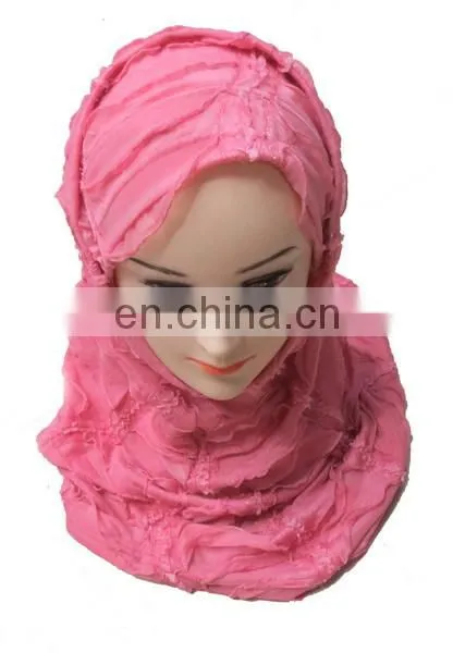 Hijabs Islamic Scarf Shemagh Fashion Scarf In Blue
