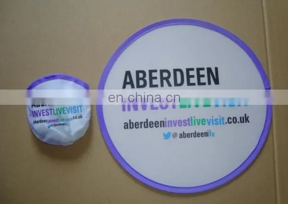 Nylon pop up frisbee for exercise and fitness