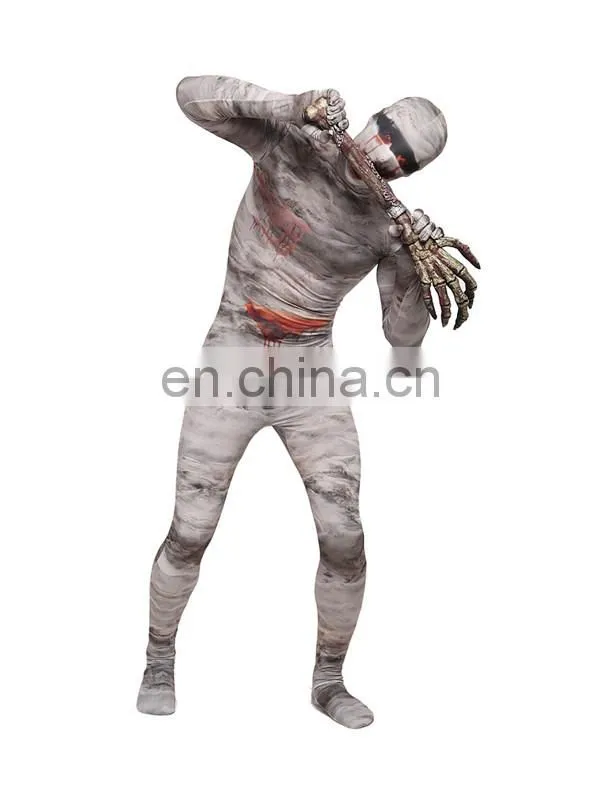 Halloween Mummy Lycra Spandex Zentai Suits Cosplay Costume Wholesale Retail