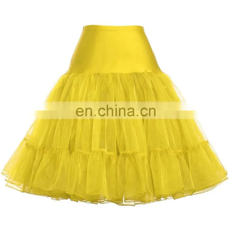 Grace karin Women Retro cheap Crinoline petticoat Underskirt for 50s 60s vintage dresses KK000631