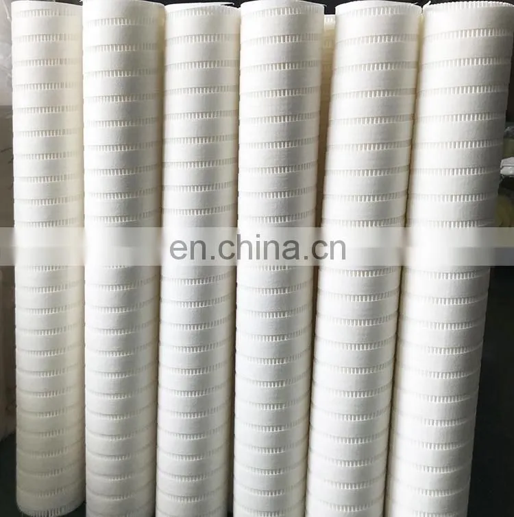 Replacement HFU640UY400H13 high flow throughput pp pleated water filter