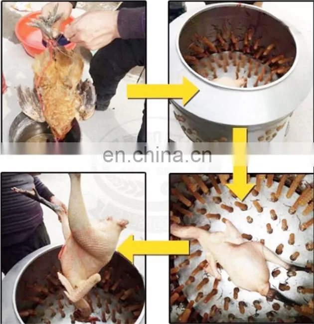 chicken defeathering machine / chicken feather plucking machine / chicken feather removal machine