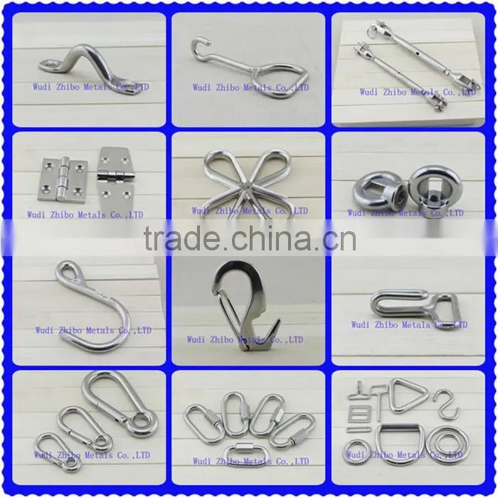Metal material Rigging Hardware C shaped connecting ring for anchor chain