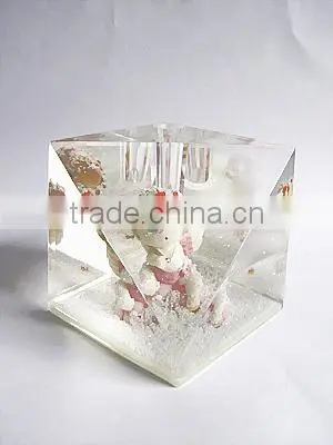 Wholesale Promotional Heart Shaped Snow Globe for Christmas