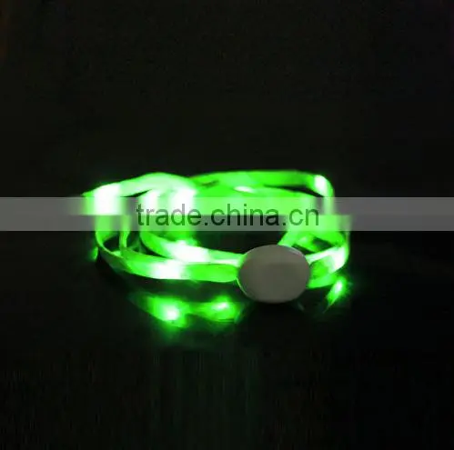 LED Flashing Lighting Light UP Glow in The Dark Skating Shoe Laces Shoelaces