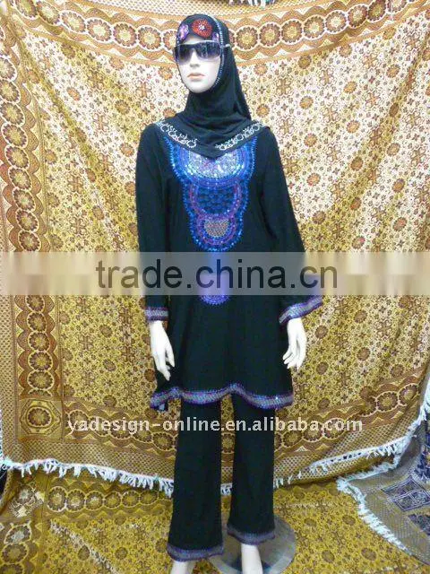 C212 Stylish beautiful muslim abaya