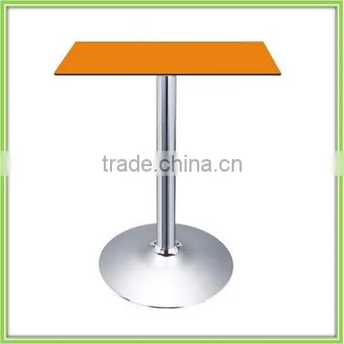 Modern New Design Square Orange Dining Wooden Table