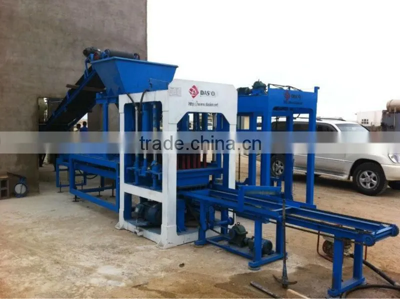 hollow block making machine DS6-15 brick paving machines equipment for plastic pallet