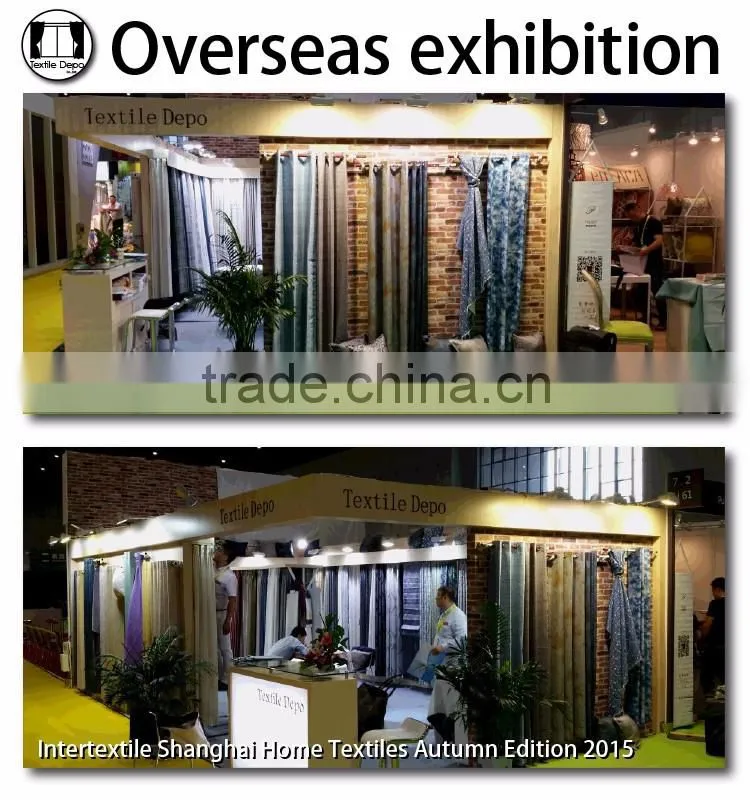 30 color washable name of fabric for curtain , sample also available