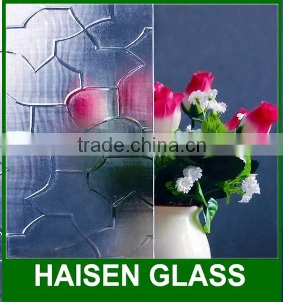 3mm patterned glass figured glass rolled glass 1830*1220