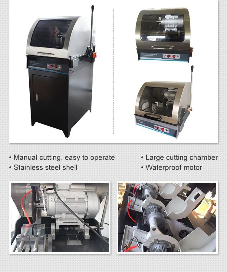 HST DTQ-5 Low Speed PreciseMetallographic Specimen Cutting Machine