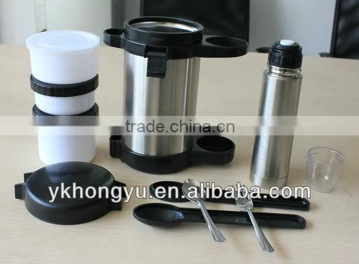double wall stainless steel keep food warm insulated food container