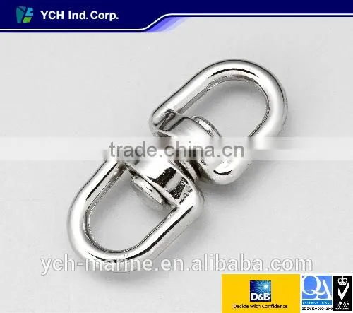 Eye and Eye Zinc Diecast Nickel Plated Zinc Swivel