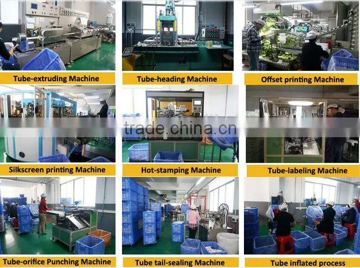 30mll CC cream tube plastic tube for cosmetic packaging with screw cap