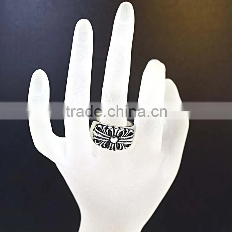 Custom new design rings silver jewelry men's silver finger rings