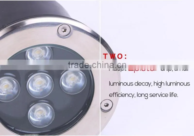 IP65 Waterproof Outdoor 9W DMX Controller Underground LED Light RBG LED Underground Light