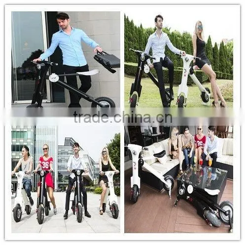 CE approved 350W / 500W motor ET Fashion Folding electric child bike