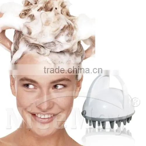 Battery operated waterproof vibration head scalp massager