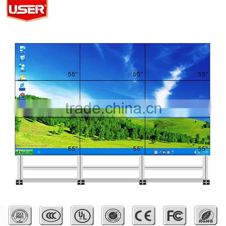 55'' 2*2 Optical Seamless Splicing LCD Video Wall