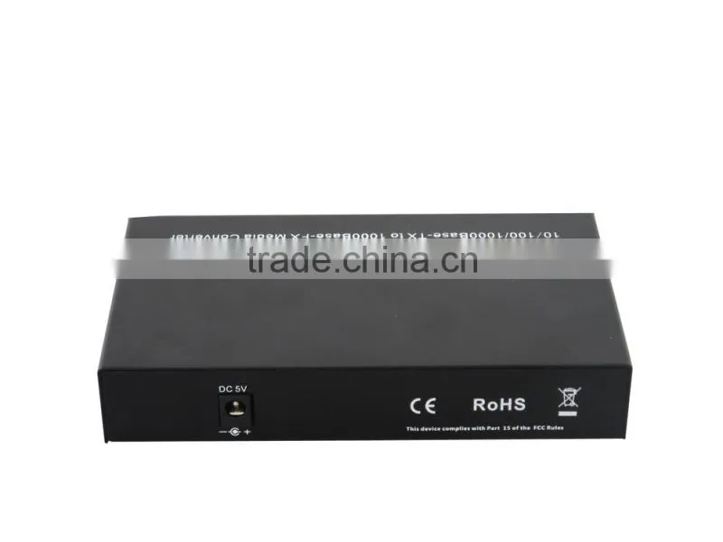 hot selling gigabit ethernet optical fiber switch 2 rj45 ports & 4sfp sockets