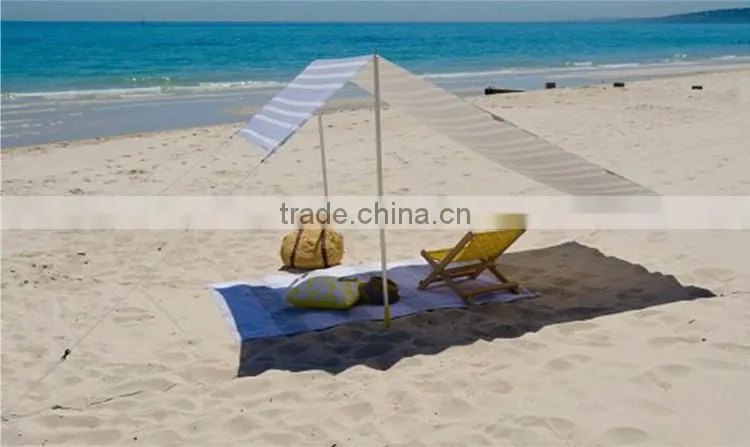 New Product Anti-UV uv 50 Beach sunshades Portable Folding Beach Sun Shelter