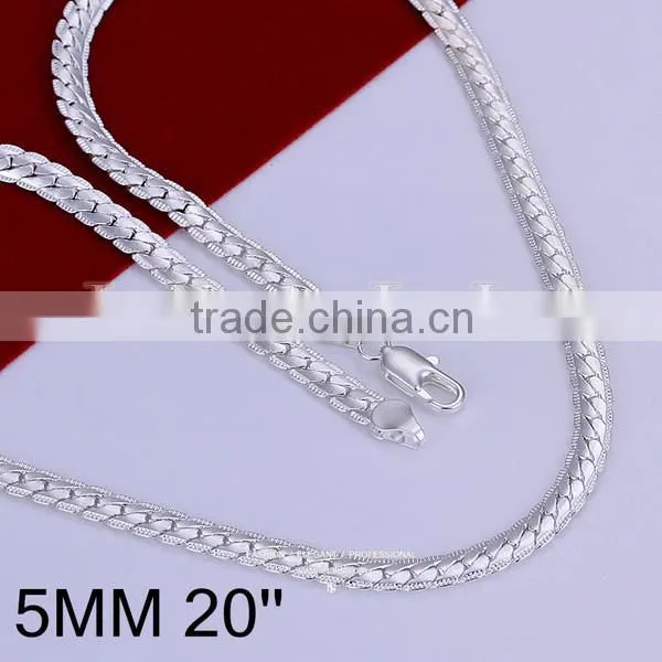 2014 SGS Certified thick silver chains for men