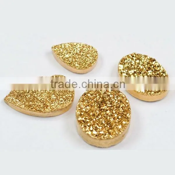 Wholesale druzy beads small grain agate druzy semi-precious gemstone
