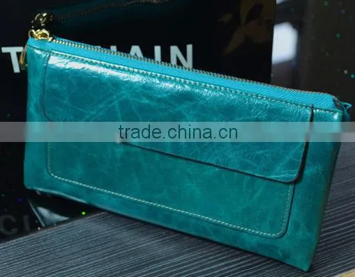 Hot Selling leather purse for ladies made in China