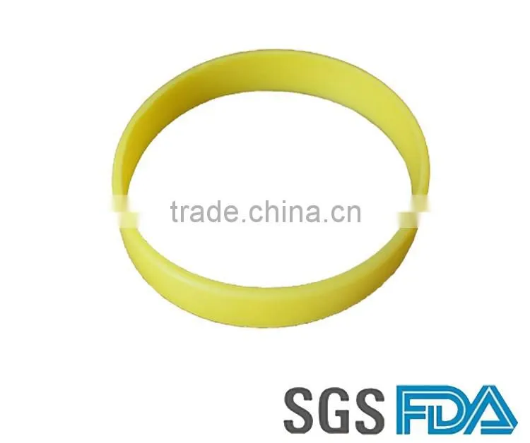 HOT silicone wrist band/personalized silicone bracelet/silicone rubber bracelet