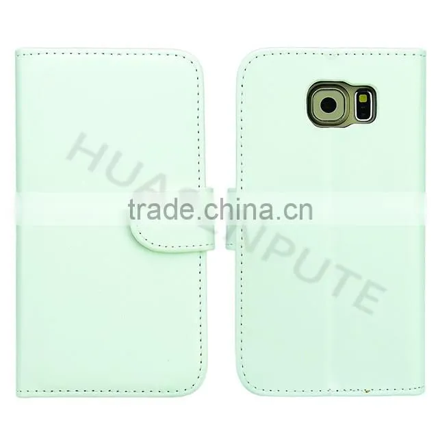 Hot New Products Leather Case for Samsung Galaxy S6 Wallet Leather Case