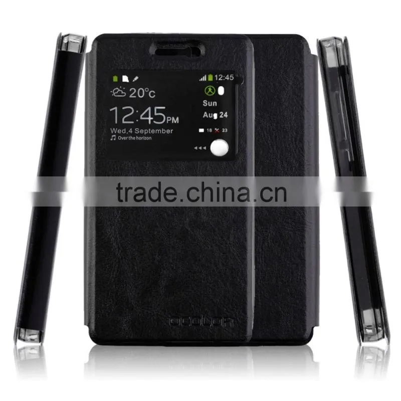 PU Leather Case Cover Housing Magnetic Flip Black for DOOGEE X5/X5 PRO Wholesale