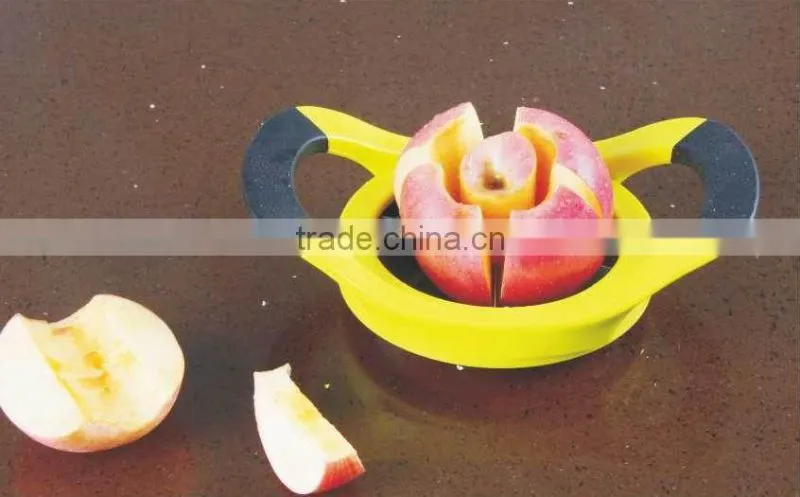 ABS+S/S+PS 37*34*21 High quality apple tools apple splitter/cutter tools/cutter knife/round cutter